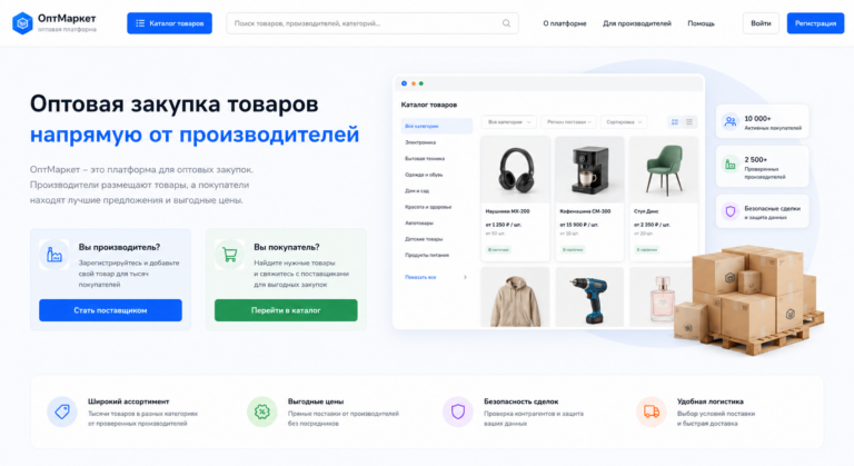 Скрипт оптового маркетплейса B2B